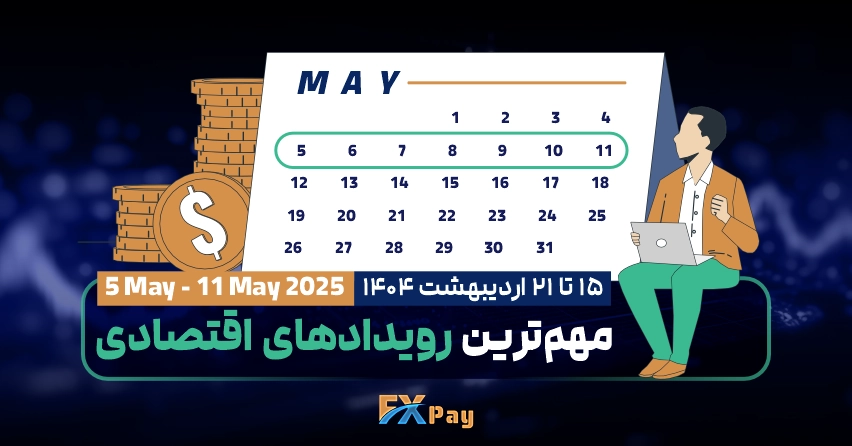 مهم‌ترین رویداد‌های فارکسی هفته ( 15 تا 21 اردیبهشت ۱۴۰۴ )