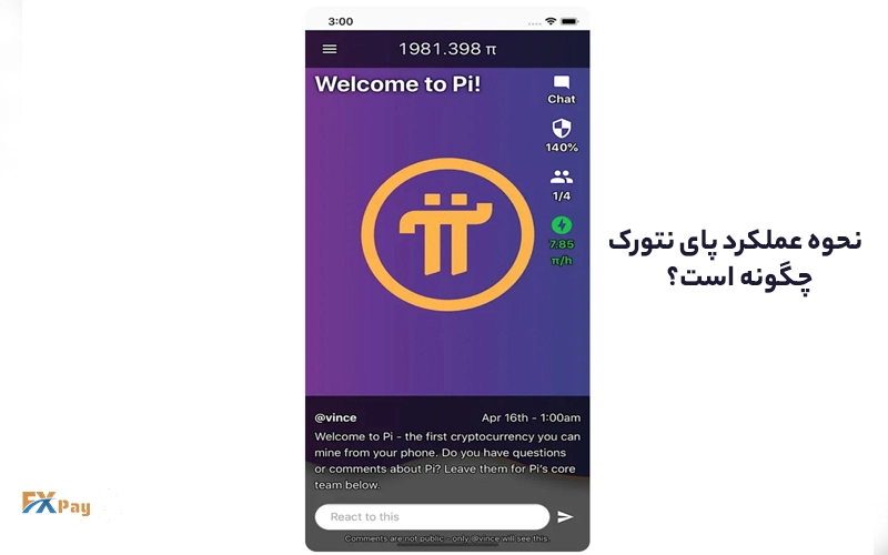 نحوه عملکرد ارز دیجیتال پای نتورک
