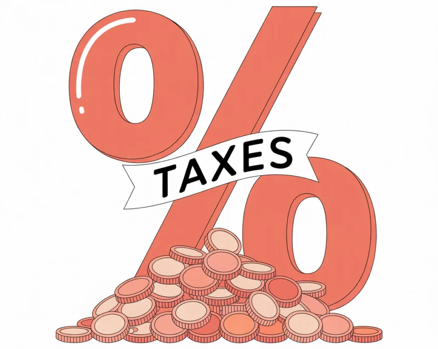 تصویر نمادین افزایش مالیات به عنوان یکی از ابزارهای اصلی سیاست مالی انقباضی