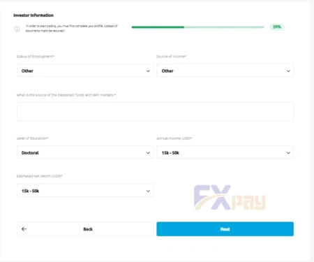 فرم پرسشنامه اطلاعات مالی، شغلی و منبع درآمد سرمایهگذار در بروکر