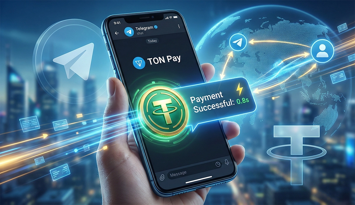 پرداخت با تتر در تلگرام ممکن شد؛ تراکنش زیر ۱ ثانیه با TON Pay