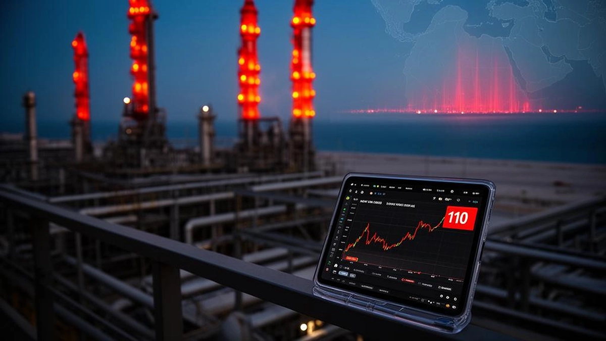 شوک به بازار انرژی؛ عبور نفت از ۱۱۰ دلار در پی حمله به پارس جنوبی