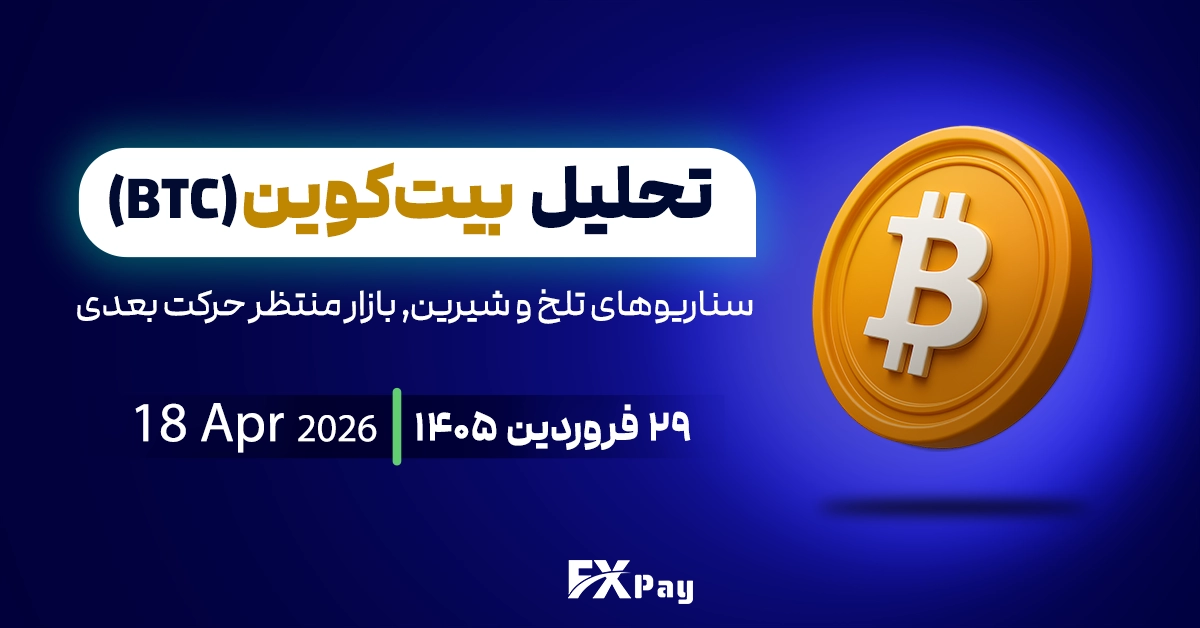 تحلیل بیت کوین (BTCUSDT)؛ توقف خرید آمریکایی&zwnj;ها در اوج قیمت