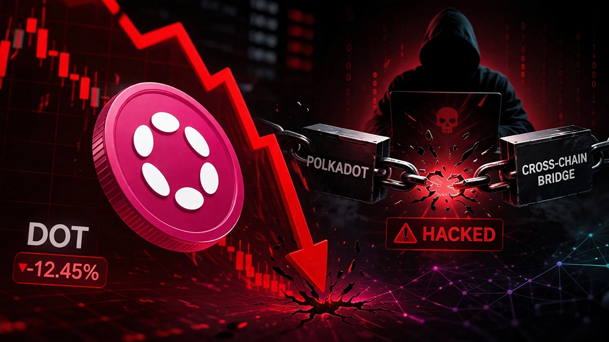 سقوط قیمت ارز پولکادات (DOT)؛ جزئیات هک پل میان&zwnj; زنجیره&zwnj;ای