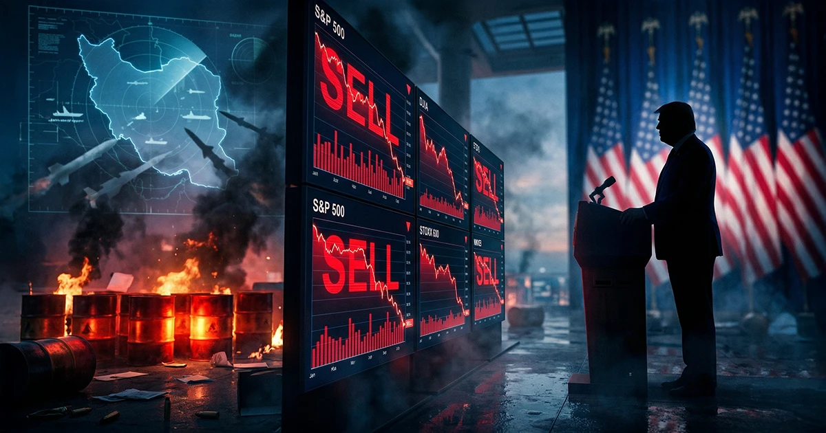 چرخش ناگهانی بازارها در پی تهدیدات ترامپ علیه ایران