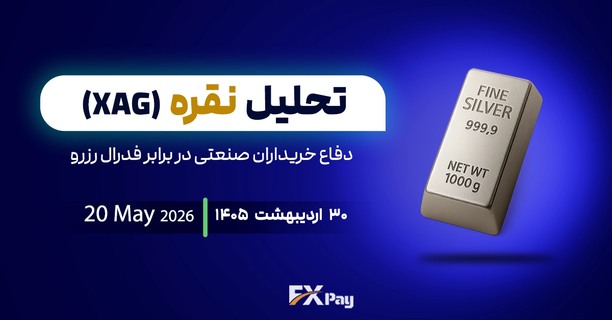 تحلیل نقره (XAGUSD)؛ دفاع خریداران صنعتی در برابر فدرال رزرو